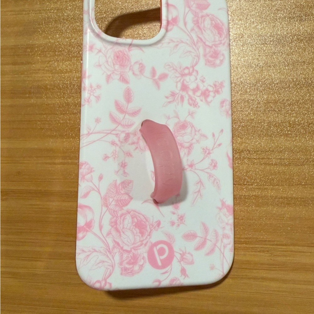 Loopy Floral Pink Phone Case (iPhone 15)